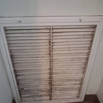 AC intake vent after cleaning